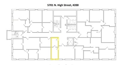 5701 N High St, Worthington, OH en alquiler Plano de la planta- Imagen 1 de 1