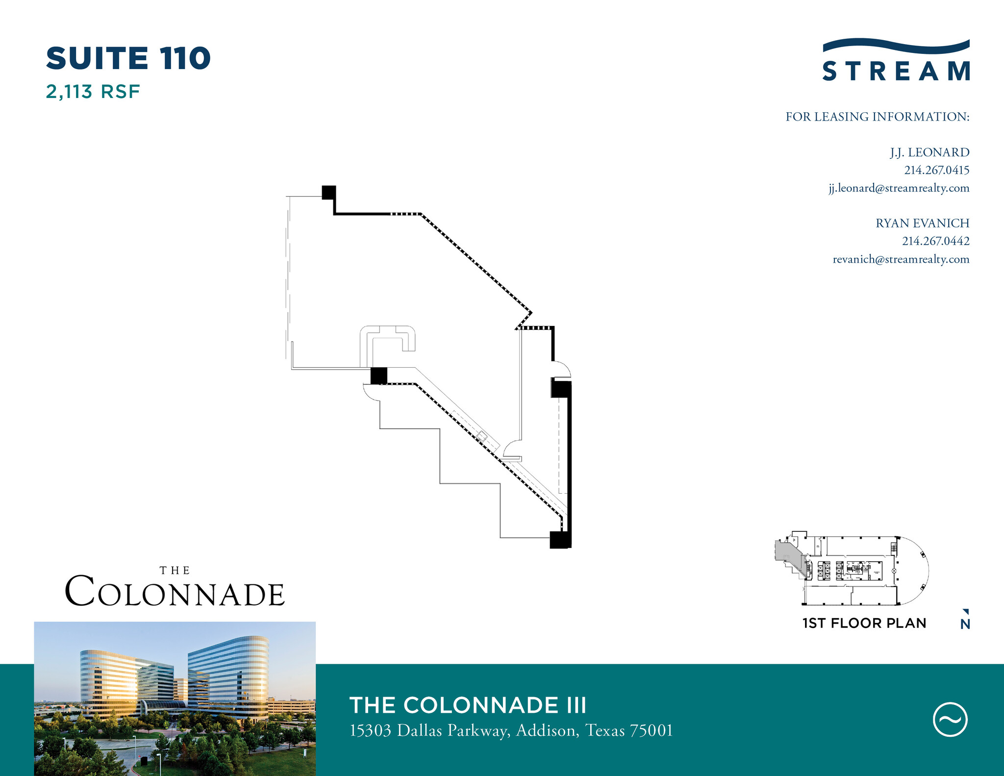 15301 N Dallas Pky, Addison, TX en alquiler Plano de la planta- Imagen 1 de 2