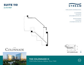 15301 N Dallas Pky, Addison, TX en alquiler Plano de la planta- Imagen 1 de 2