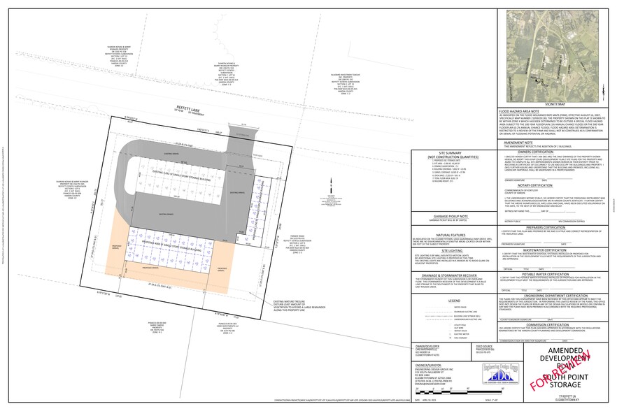 77 Reffitt Dr, Elizabethtown, KY en venta - Plano del sitio - Imagen 3 de 3