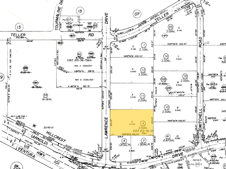 670 Lawrence Dr, Thousand Oaks, CA en alquiler - Plano de solar - Imagen 3 de 5