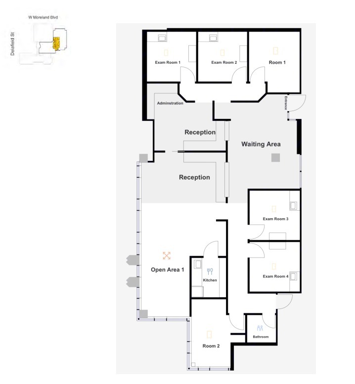 1111 Delafield St, Waukesha, WI en alquiler Plano de la planta- Imagen 1 de 3