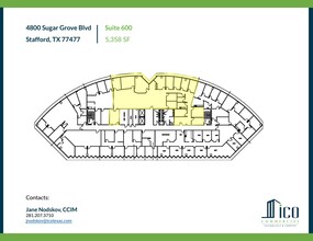 4800 Sugar Grove Blvd, Stafford, TX en alquiler Plano de la planta- Imagen 1 de 1