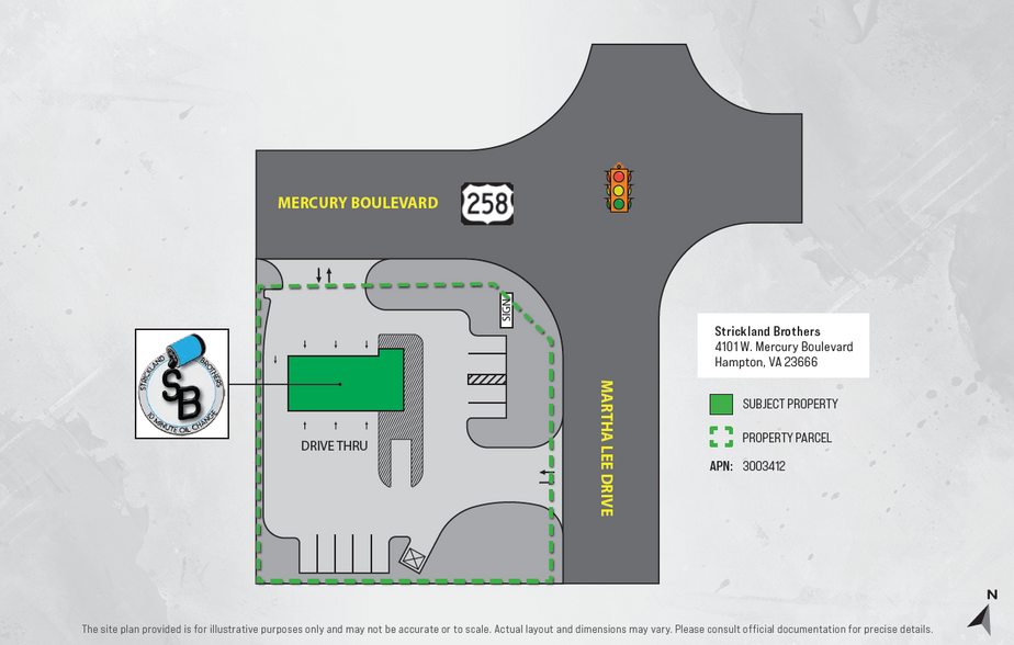 4101 W Mercury Blvd, Hampton, VA en venta - Plano del sitio - Imagen 2 de 4