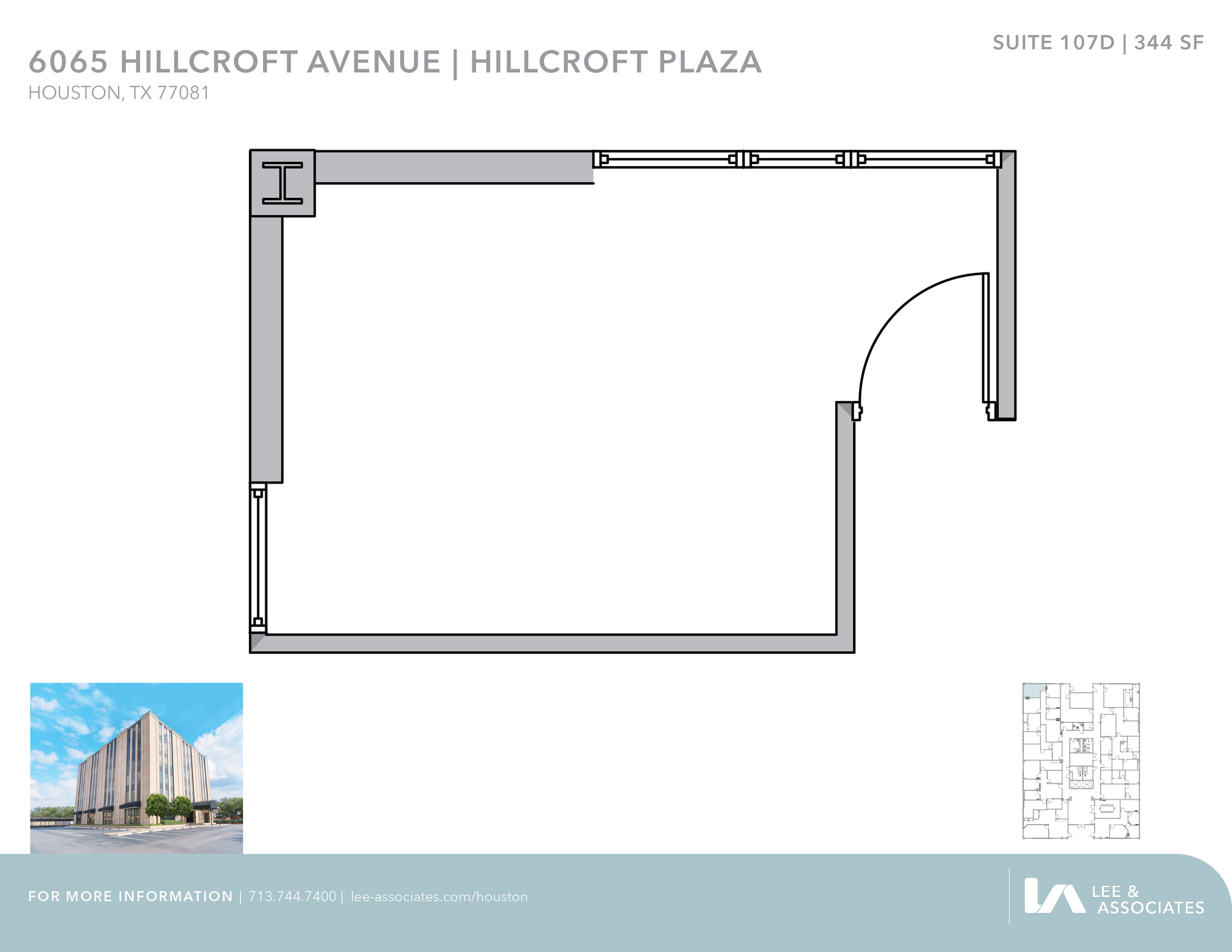 6065 Hillcroft Ave, Houston, TX en alquiler Plano de la planta- Imagen 1 de 1