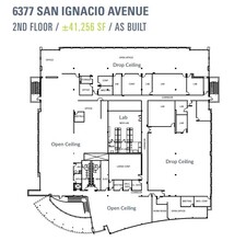 6377 San Ignacio Ave, San Jose, CA en alquiler Plano de la planta- Imagen 1 de 1