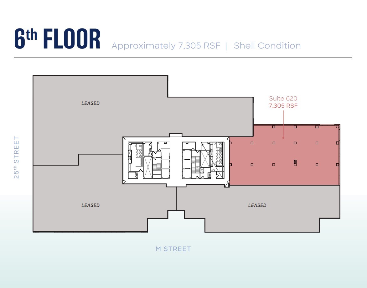 2445 M St NW, Washington, DC en alquiler Plano de la planta- Imagen 1 de 1