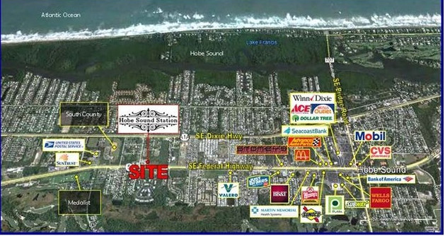 SE Federal Hwy, Hobe Sound, FL en alquiler - Vista aérea - Imagen 3 de 4