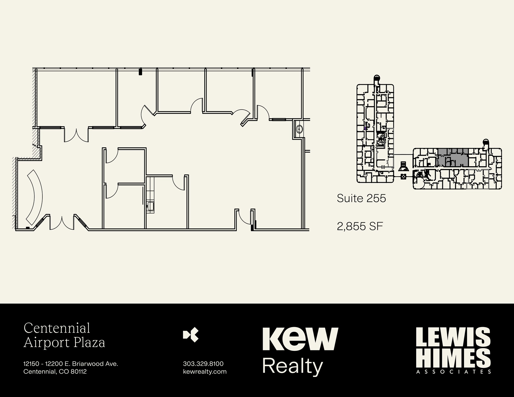 12150-12200 E Briarwood Ave, Centennial, CO en alquiler Plano del sitio- Imagen 1 de 6