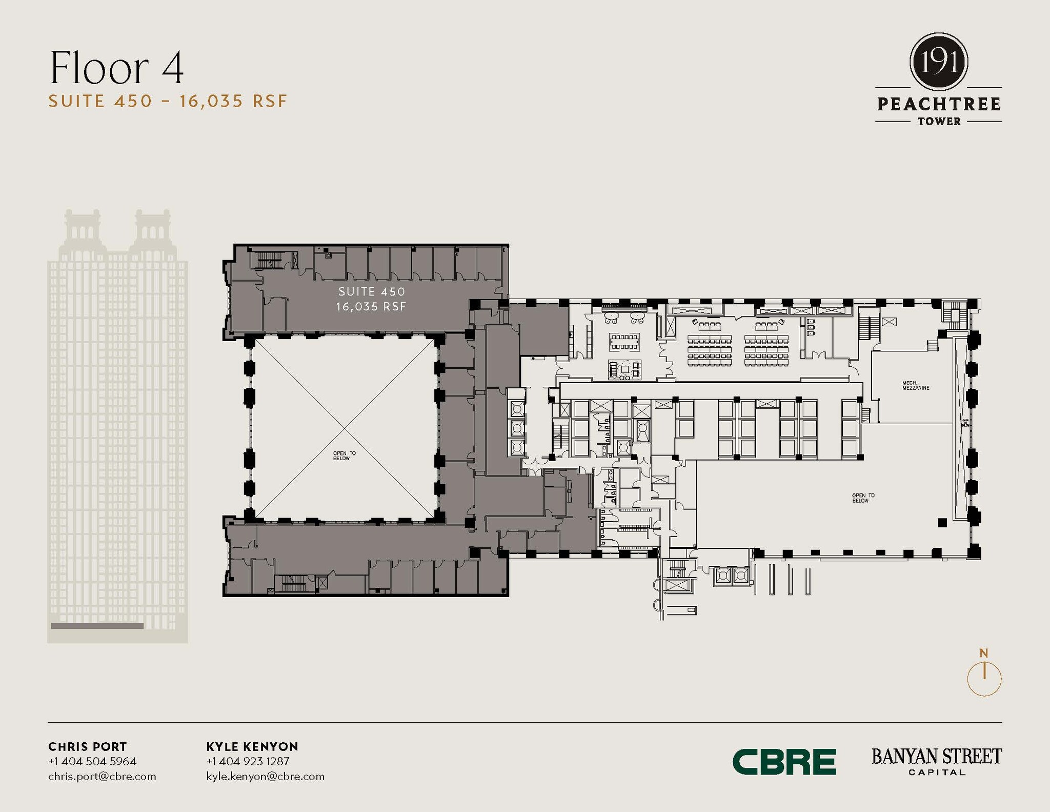 191 Peachtree St NE, Atlanta, GA en alquiler Plano de la planta- Imagen 1 de 1