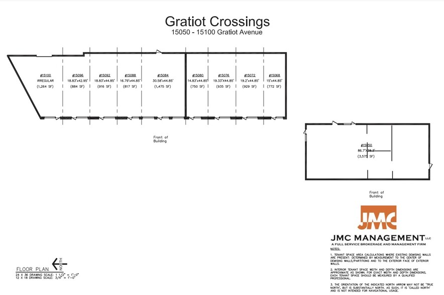 15050-15100 Gratiot Ave, Detroit, MI en alquiler - Plano de la planta - Imagen 3 de 6