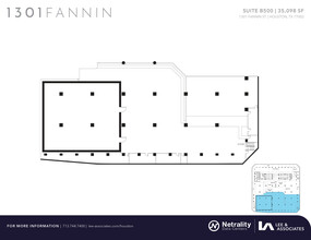 1301 Fannin St, Houston, TX en alquiler Plano de la planta- Imagen 1 de 1