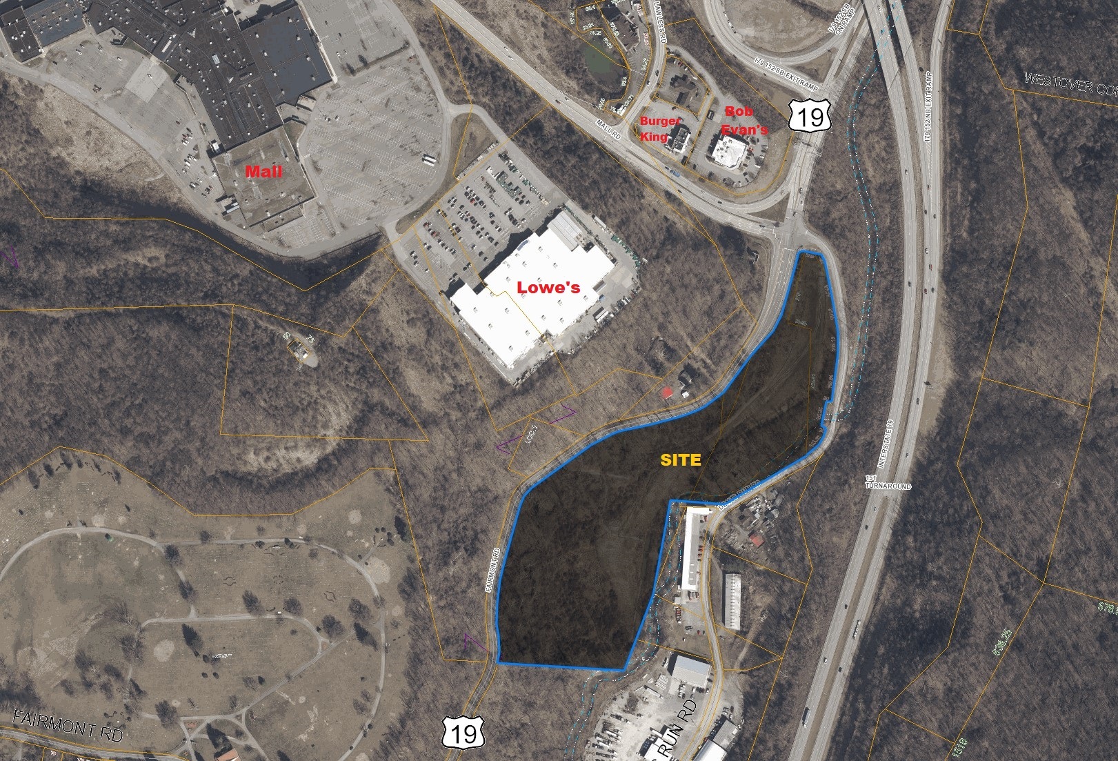 0 South Dents Road Rd, Westover, WV en venta Vista aérea- Imagen 1 de 29