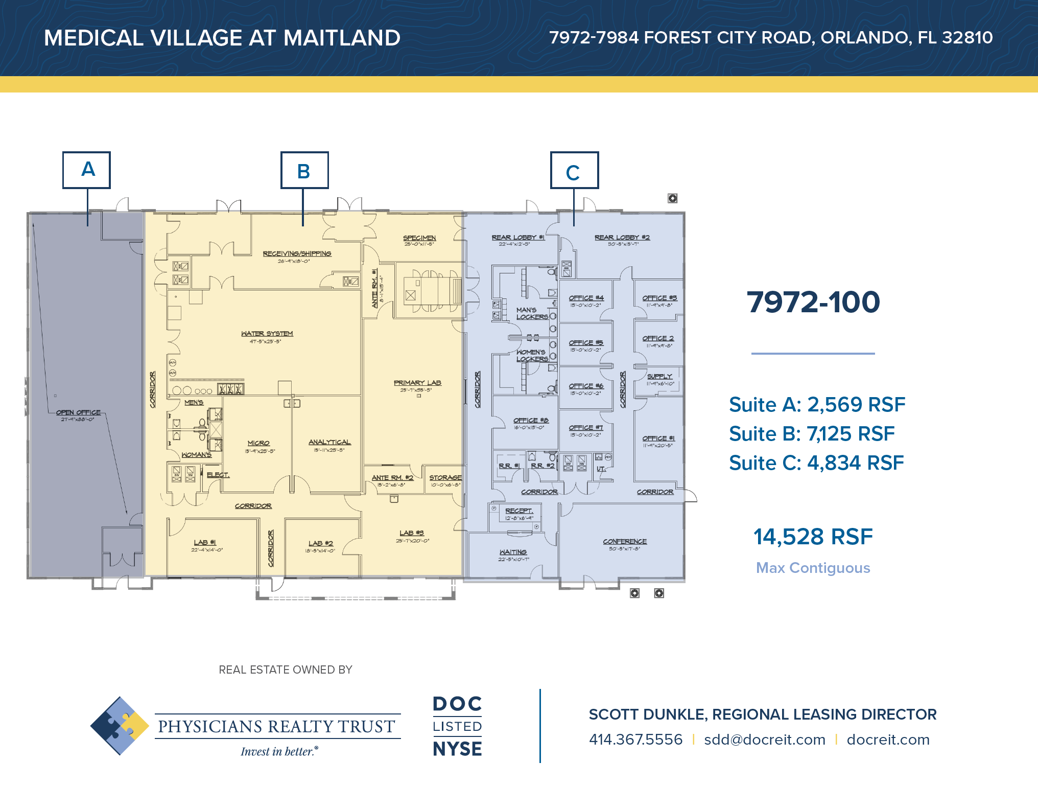 7900 Forest City Rd, Orlando, FL en alquiler Plano de la planta- Imagen 1 de 1