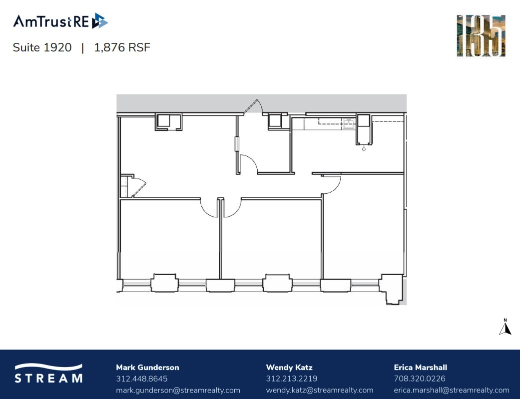 135 S LaSalle St, Chicago, IL en alquiler Plano de la planta- Imagen 1 de 1