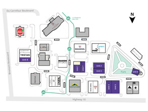 105 Boul Du Carrefour, Bromont, QC en alquiler Plano de la planta- Imagen 1 de 1