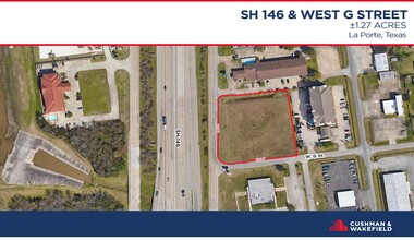 SH 146 & West G Street, La Porte, TX - VISTA AÉREA  vista de mapa - Image1