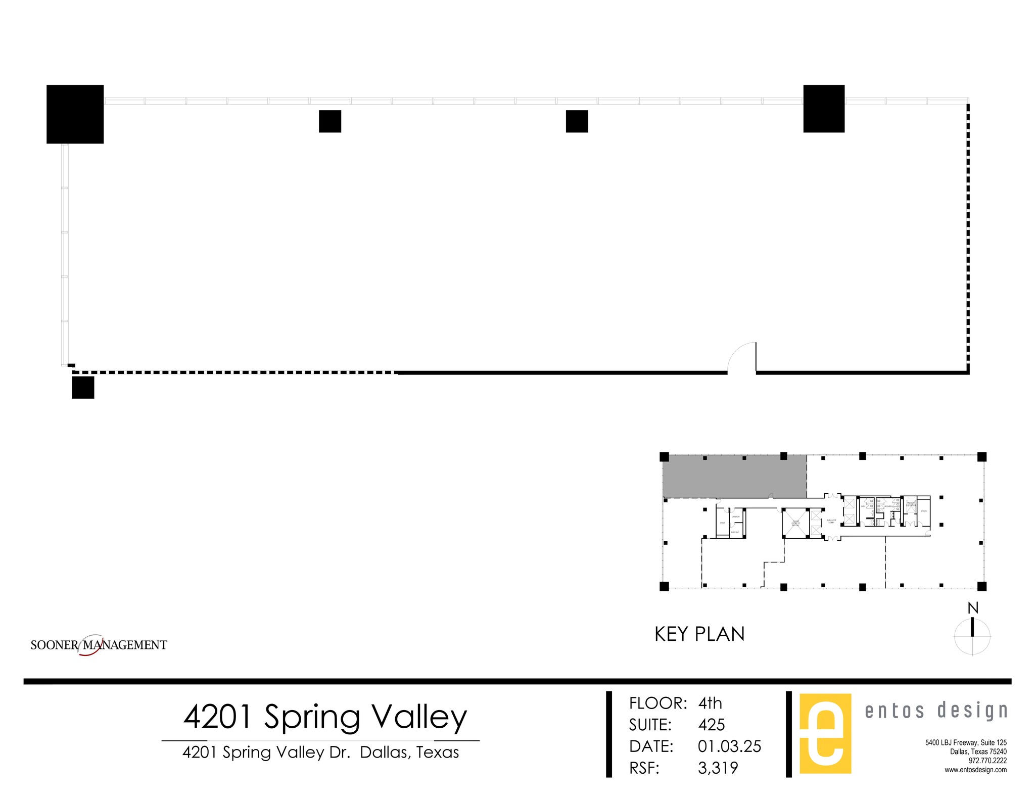 4201 Spring Valley Rd, Dallas, TX en alquiler Plano del sitio- Imagen 1 de 1