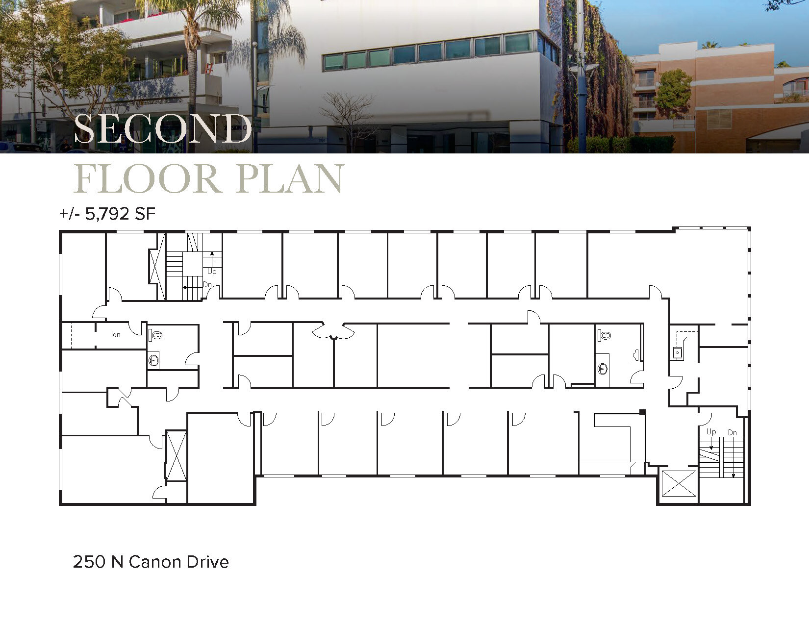 250-256 N Canon Dr, Beverly Hills, CA en alquiler Plano de la planta- Imagen 1 de 1