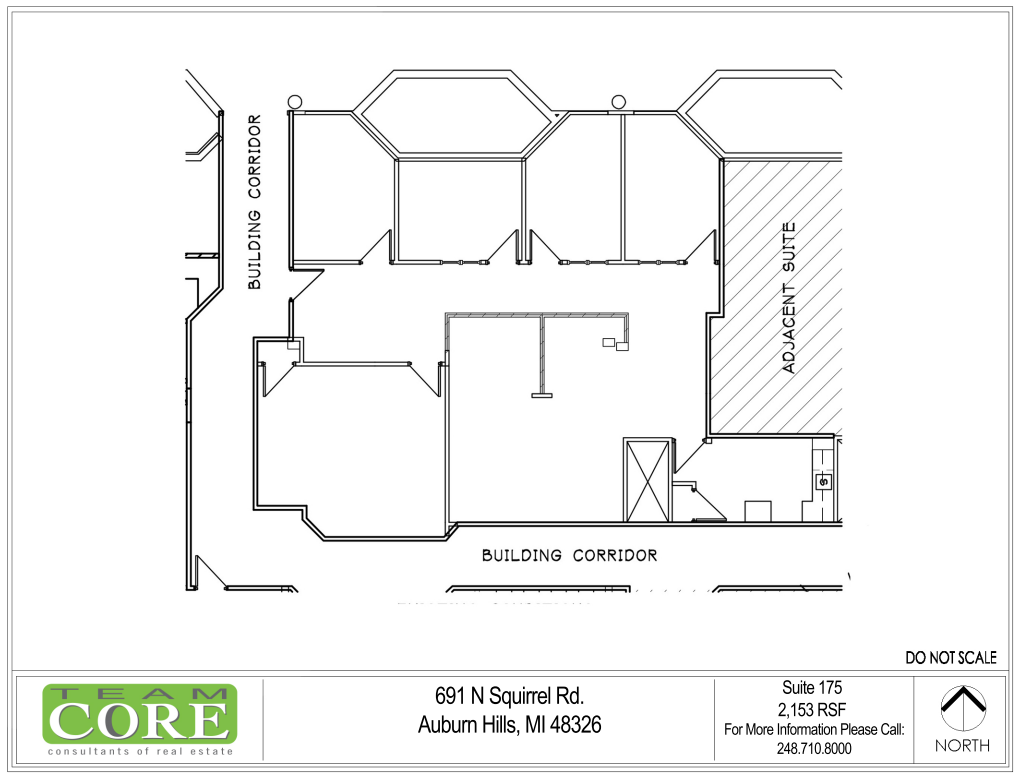 691 N Squirrel Rd, Auburn Hills, MI en alquiler Plano de la planta- Imagen 1 de 1