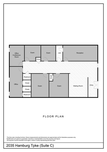 2035 Hamburg Tpke, Wayne, NJ en alquiler - Plano de la planta - Imagen 2 de 2