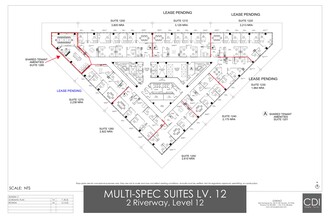 2 Riverway, Houston, TX en alquiler Plano de la planta- Imagen 1 de 1