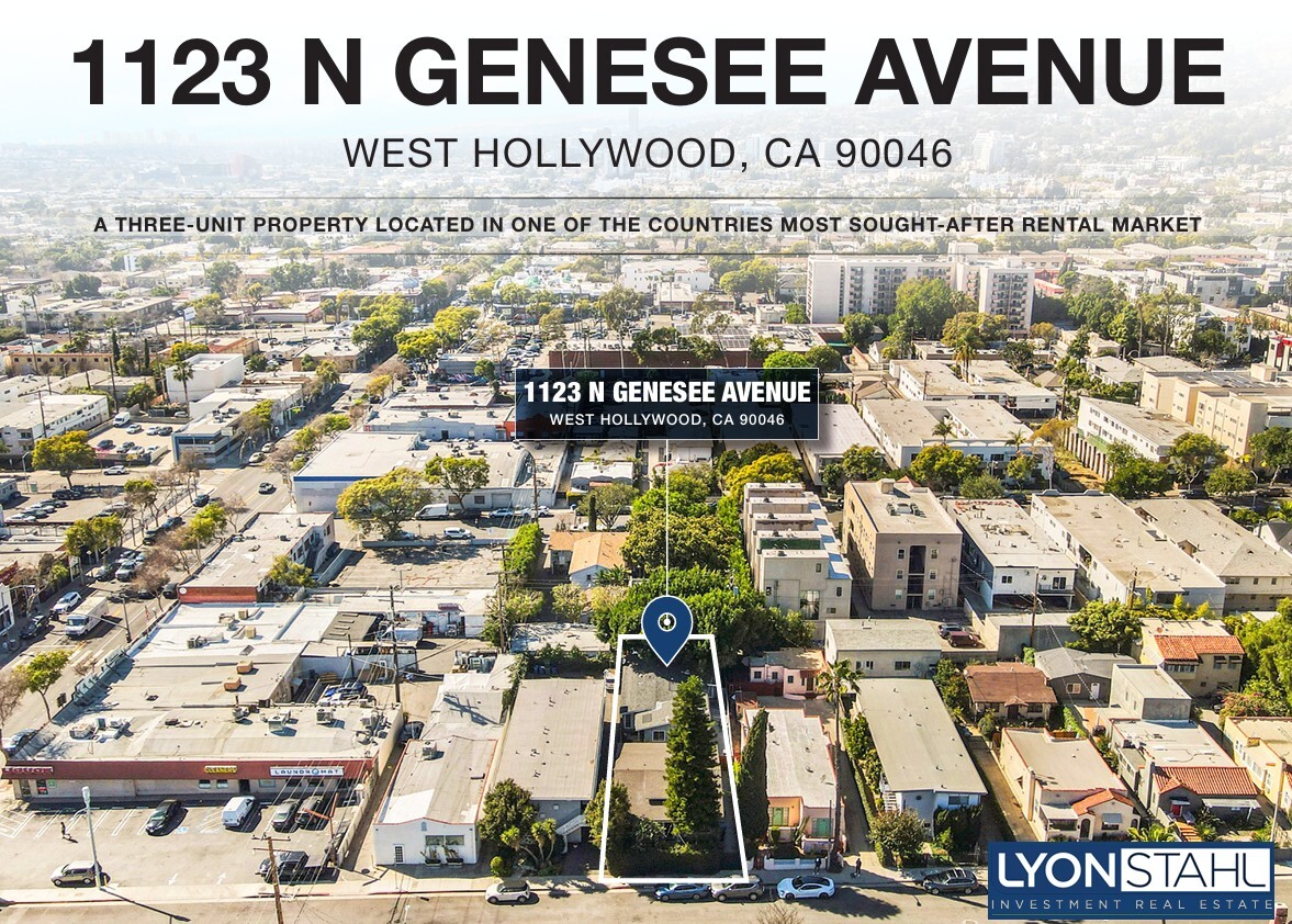 1123 N Genesee Ave, West Hollywood, CA en venta Foto del edificio- Imagen 1 de 8