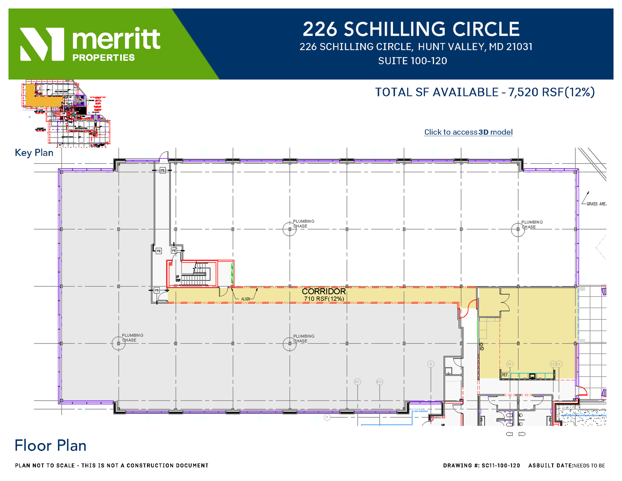 215 Schilling Cir, Hunt Valley, MD en alquiler Plano de la planta- Imagen 1 de 2