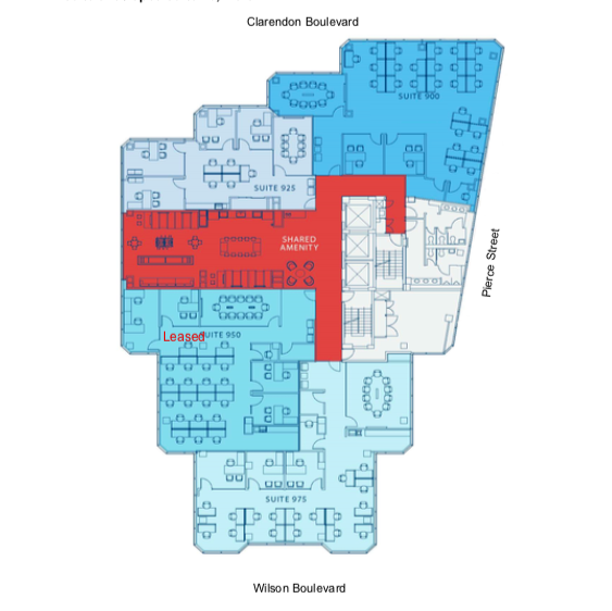 1560 Wilson Blvd, Arlington, VA en alquiler Plano de la planta- Imagen 1 de 8