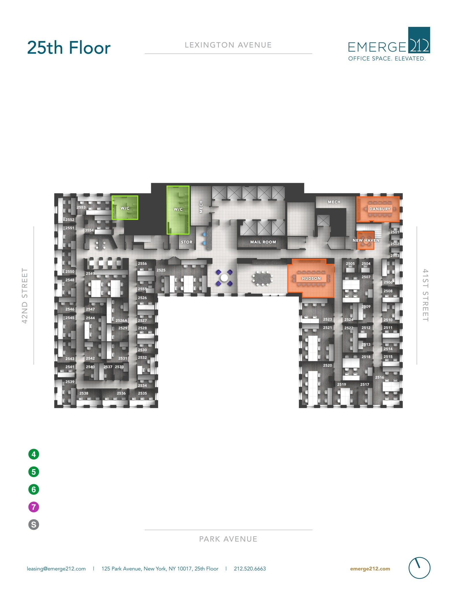 125 Park Ave, New York, NY en alquiler Plano del sitio- Imagen 1 de 3