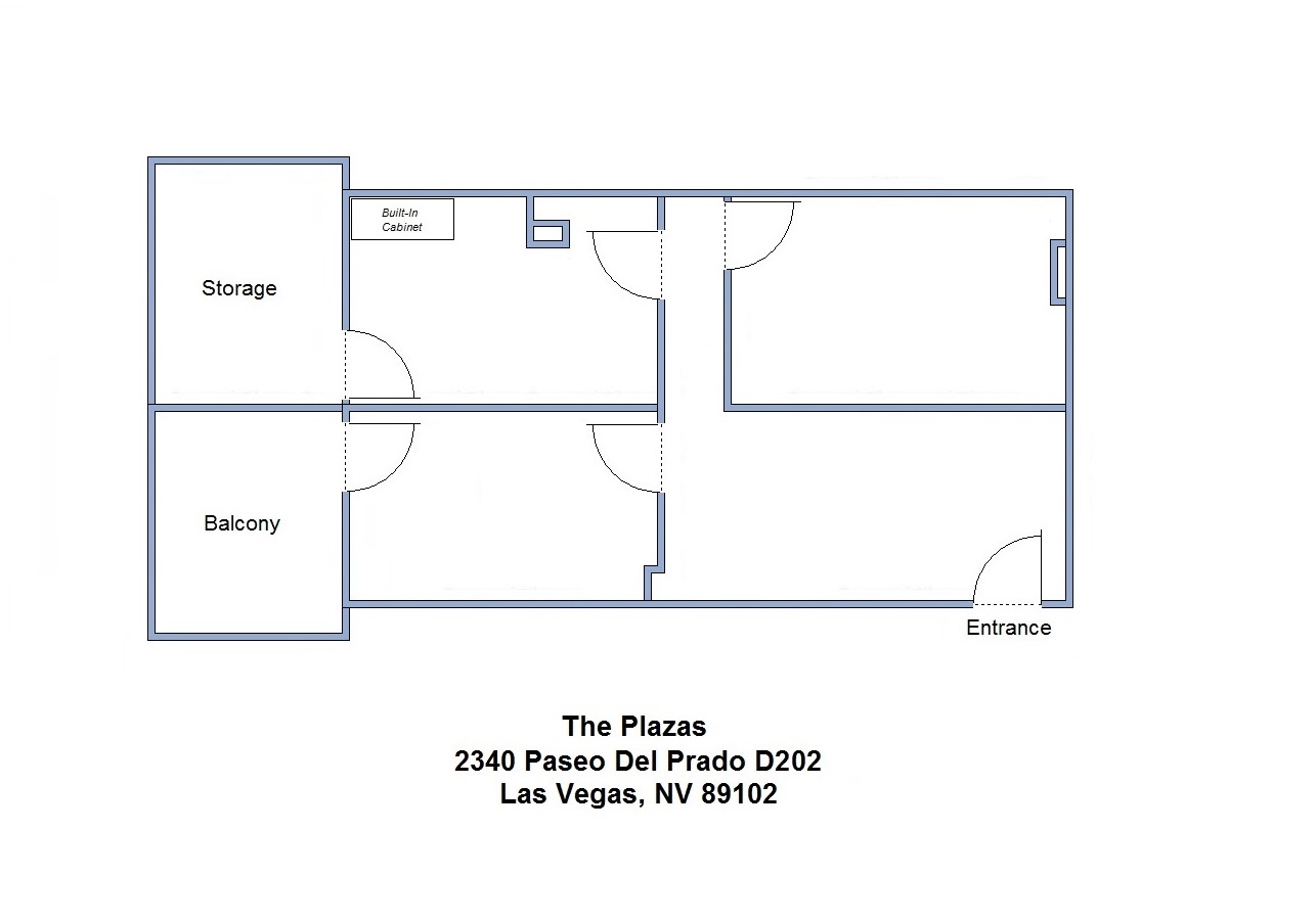 2310 Paseo Del Prado, Las Vegas, NV en alquiler Plano de la planta- Imagen 1 de 1