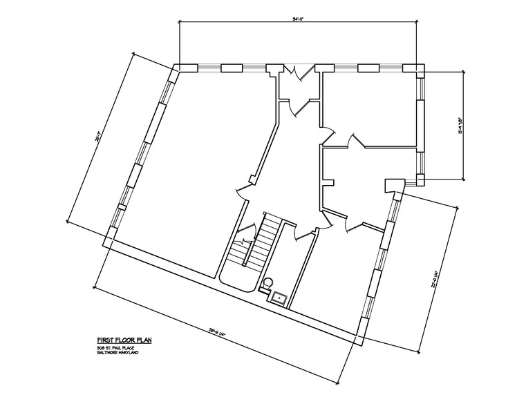 508 St. Paul Pl, Baltimore, MD en venta - Plano de la planta - Imagen 3 de 8