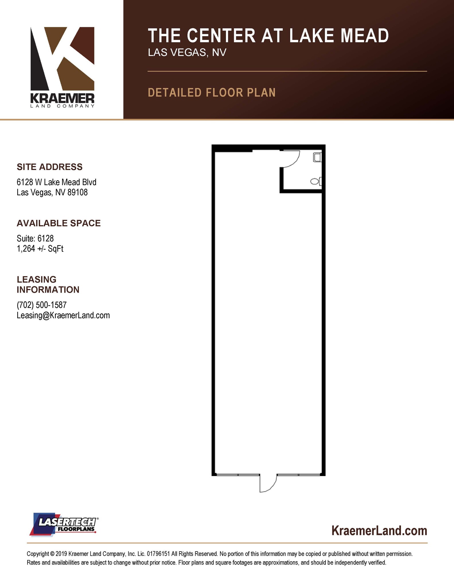 6110-6190 W Lake Mead Blvd, Las Vegas, NV en alquiler Plano de la planta- Imagen 1 de 1