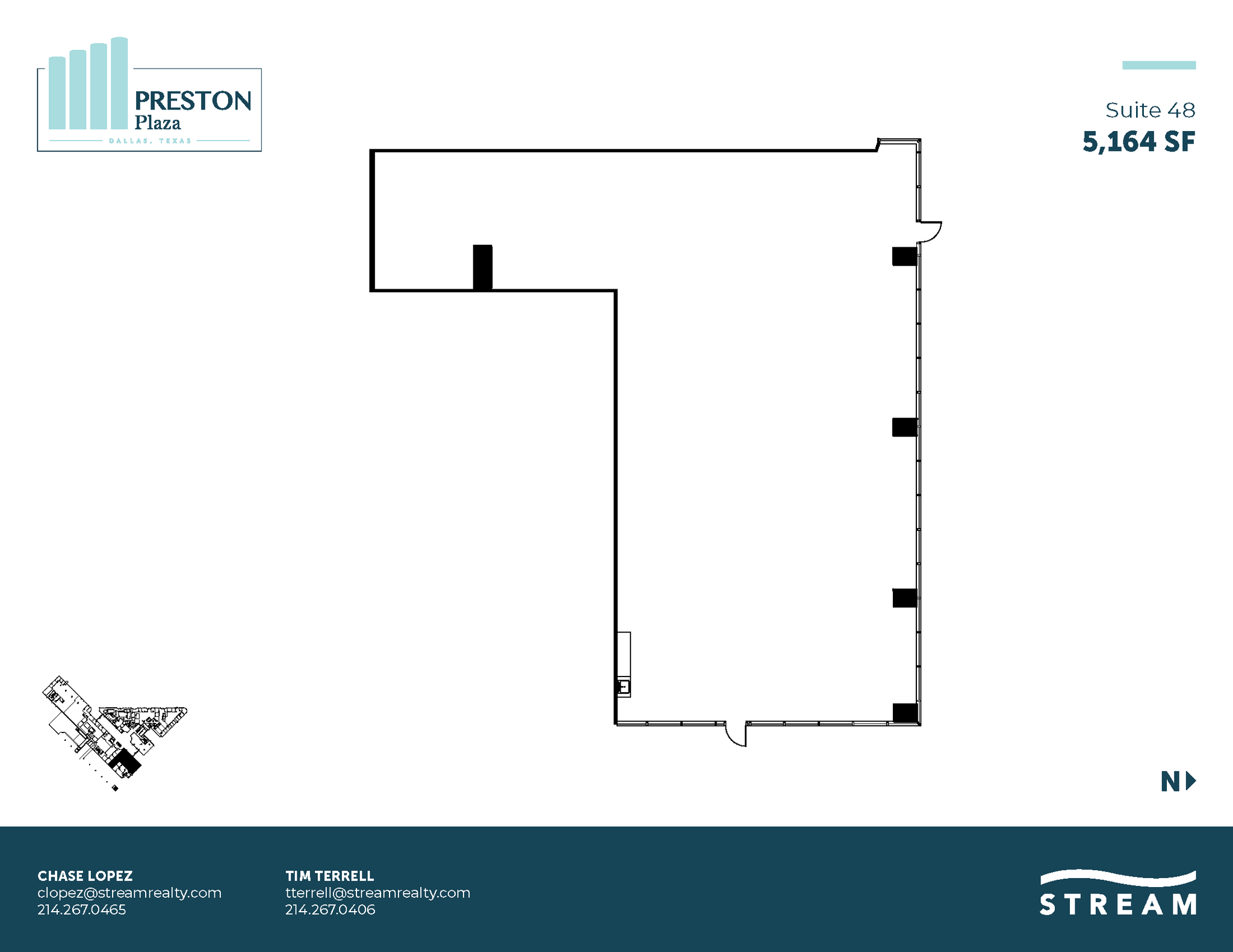 17950 Preston Rd, Dallas, TX en alquiler Plano de la planta- Imagen 1 de 4