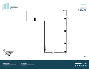 17950 Preston Rd, Dallas, TX en alquiler Plano de la planta- Imagen 1 de 4