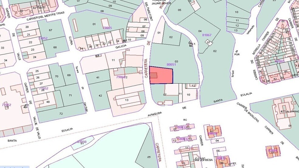 Terreno en Terrassa, Barcelona en venta - Plano del sitio - Imagen 1 de 2