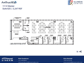 111 E Wacker Dr, Chicago, IL en alquiler Plano de la planta- Imagen 1 de 1