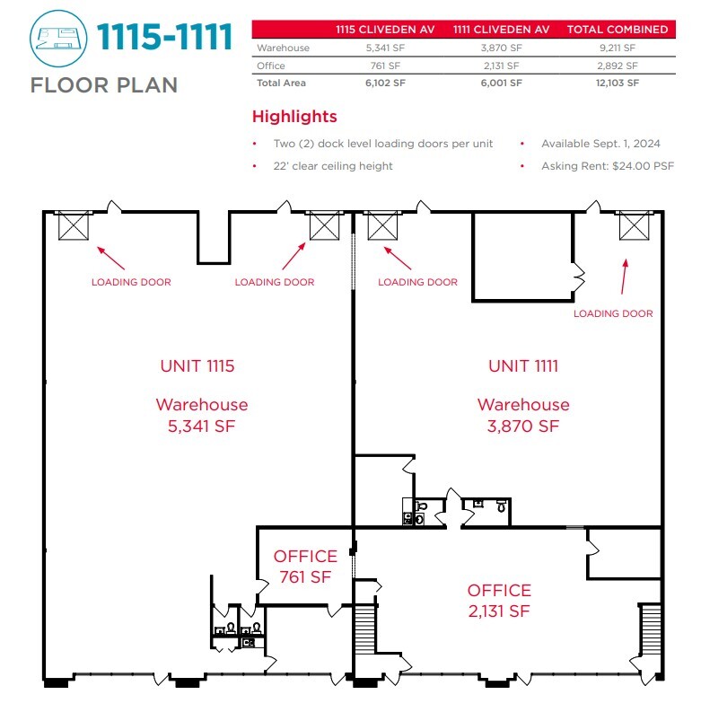 700-736 Chester Rd, Delta, BC en alquiler Plano de la planta- Imagen 1 de 1