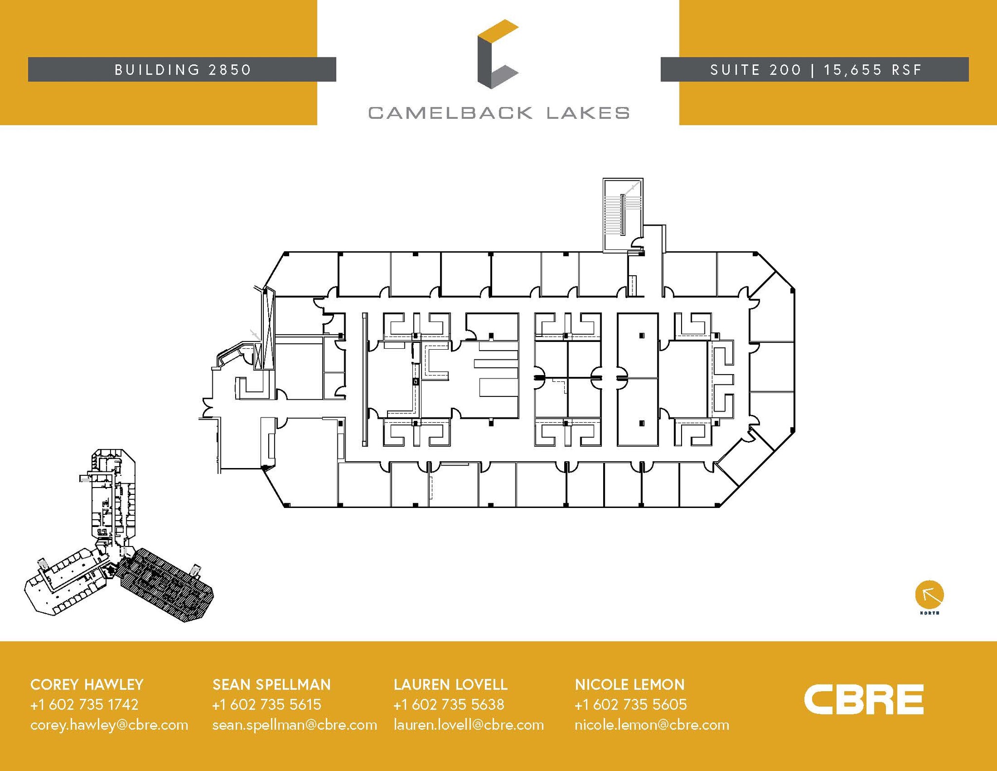 2850 E Camelback Rd, Phoenix, AZ en alquiler Plano de la planta- Imagen 1 de 1