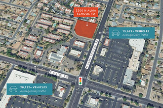 3200 N Alma School Rd, Chandler, AZ - VISTA AÉREA  vista de mapa