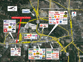 2310-2318 Highway 45, Columbus, MS - VISTA AÉREA  vista de mapa - Image1