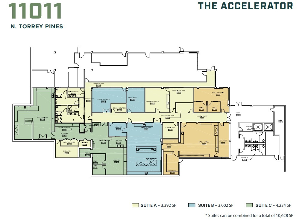 11085 N Torrey Pines Rd, La Jolla, CA en alquiler Plano de la planta- Imagen 1 de 1