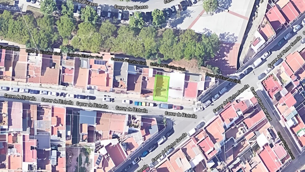 Carrer de l'Estrella, 6, Badalona, Barcelona en venta - Vista aérea - Imagen 2 de 3