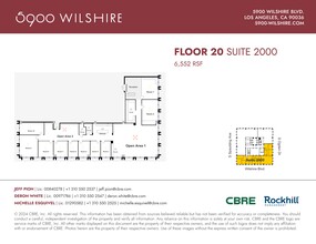 5900 Wilshire Blvd, Los Angeles, CA en alquiler Plano del sitio- Imagen 1 de 1