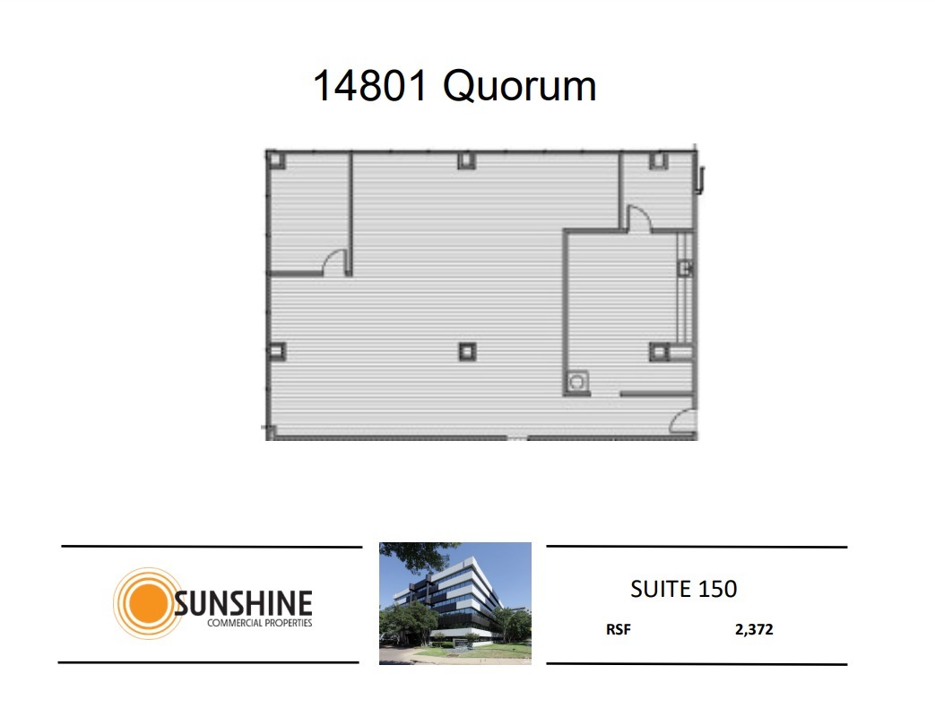 14801 Quorum Dr, Addison, TX en alquiler Plano de la planta- Imagen 1 de 1