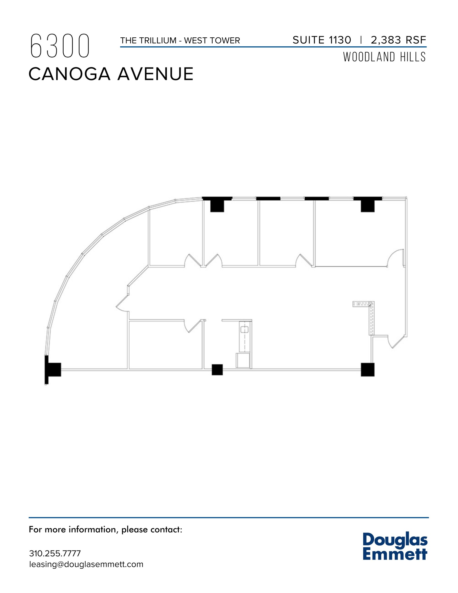 6300 Canoga Ave, Woodland Hills, CA en alquiler Plano del sitio- Imagen 1 de 1