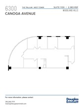 6300 Canoga Ave, Woodland Hills, CA en alquiler Plano del sitio- Imagen 1 de 1