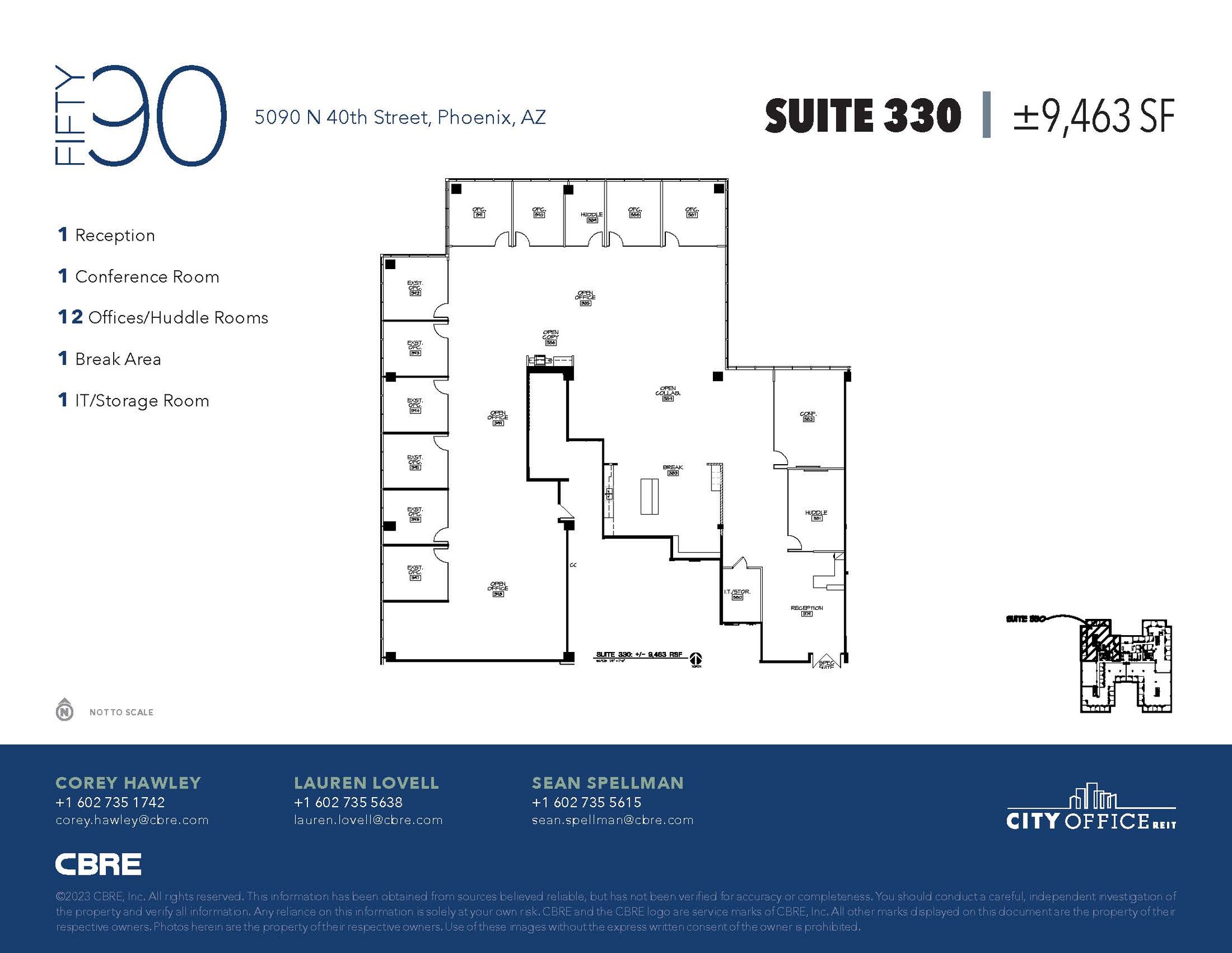 5090 N 40th St, Phoenix, AZ en alquiler Plano de la planta- Imagen 1 de 1