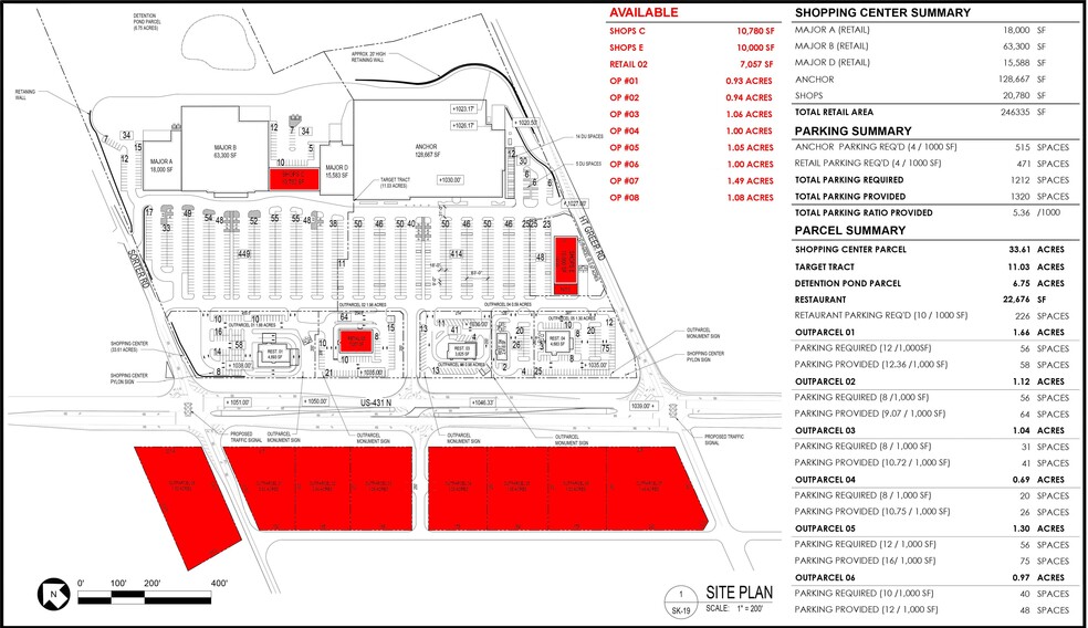 Hwy 431 & Sorter Rd & H T Greer Rd, Albertville, AL en alquiler - Plano del sitio - Imagen 1 de 2