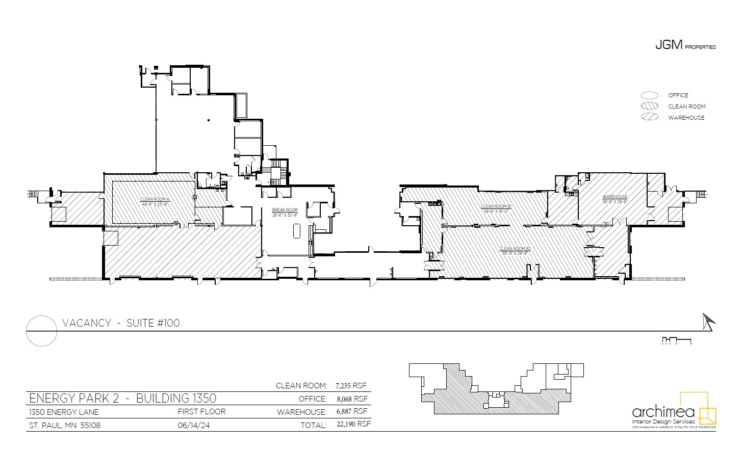 1350-1380 Energy Ln, Saint Paul, MN en alquiler Plano de la planta- Imagen 1 de 1